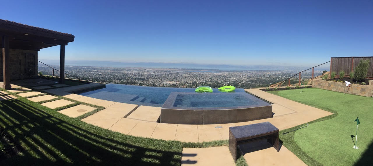 Creative Environments Builds a Custom Pool for Mysterious Bay Area Celebrity